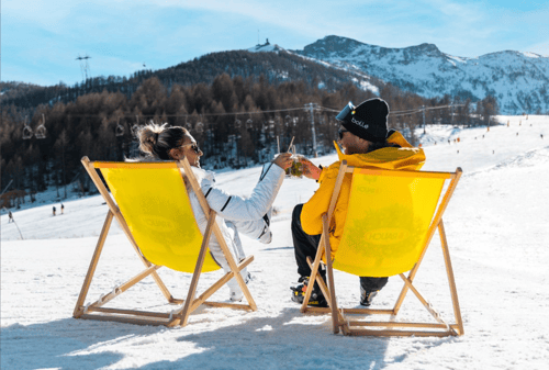 station de ski versant sud